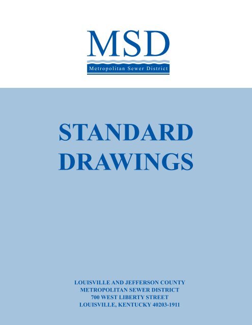 standard drawings cover - MSD