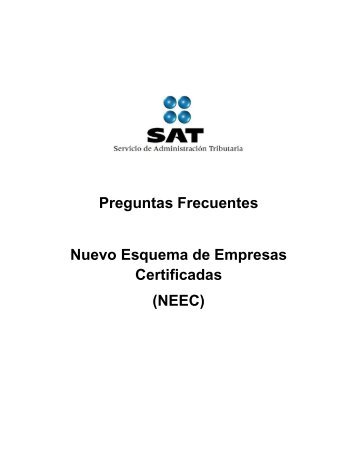 Preguntas Frecuentes Nuevo Esquema de Empresas Certificadas ...