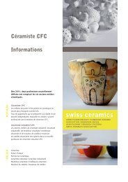 Céramiste CFC Informations - CEPV