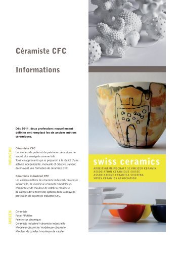 Céramiste CFC Informations - CEPV