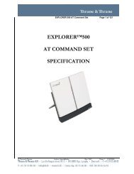 EXPLORER™500 AT COMMAND SET SPECIFICATION