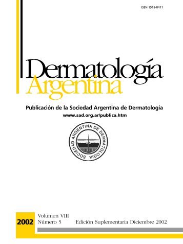 PublicaciÃ³n de la Sociedad Argentina de Derm atolog Ã­ a