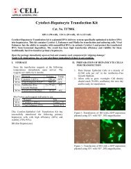 Cytofect-Hepatocyte Transfection Kit