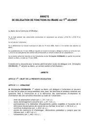 arrete de delegation des fonctions du maire - Offwiller