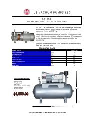 CPS-15B Tank System - US Vacuum Pumps