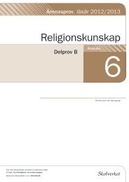 Delprov B 2013 Re6.indd - Institutionen för didaktik och pedagogisk ...