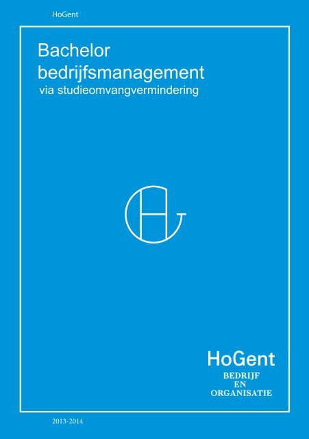 Download hier de brochure. - Faculteit Bedrijf en Organisatie
