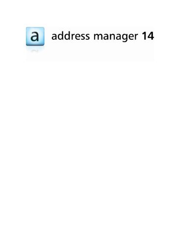 combit address manager - Handbuch - combit GmbH