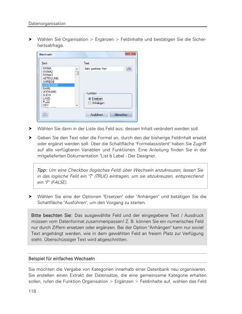 combit address manager - Handbuch - combit GmbH