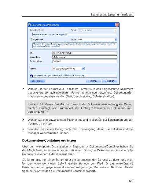 combit address manager - Handbuch - combit GmbH