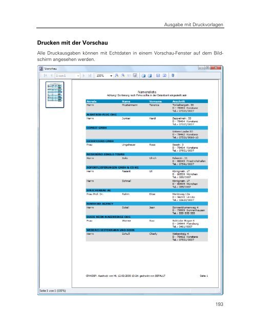 combit address manager - Handbuch - combit GmbH