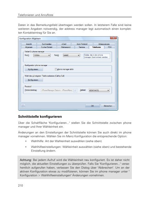 combit address manager - Handbuch - combit GmbH