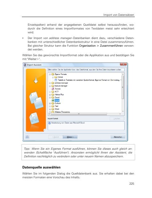 combit address manager - Handbuch - combit GmbH