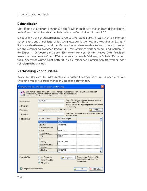 combit address manager - Handbuch - combit GmbH