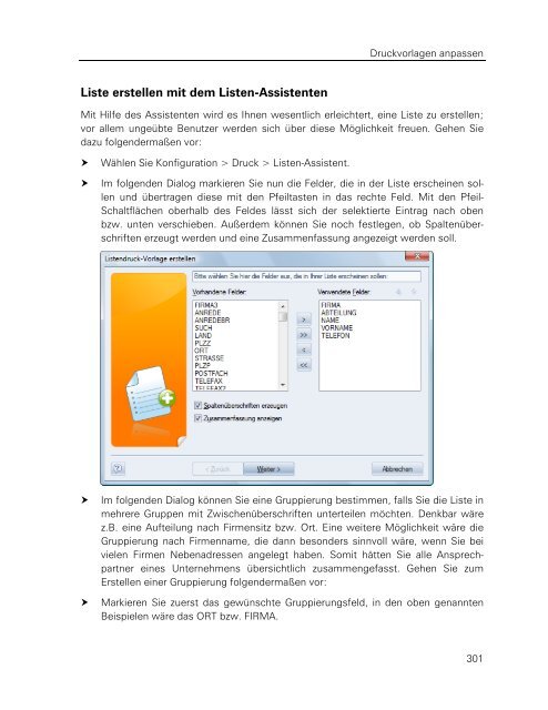 combit address manager - Handbuch - combit GmbH