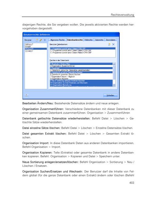 combit address manager - Handbuch - combit GmbH