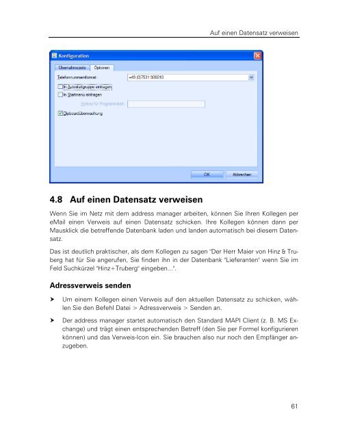 combit address manager - Handbuch - combit GmbH