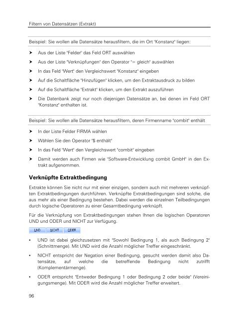 combit address manager - Handbuch - combit GmbH