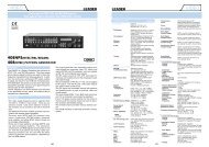 View Leader 408NPS Specifications - TekNet Electronics