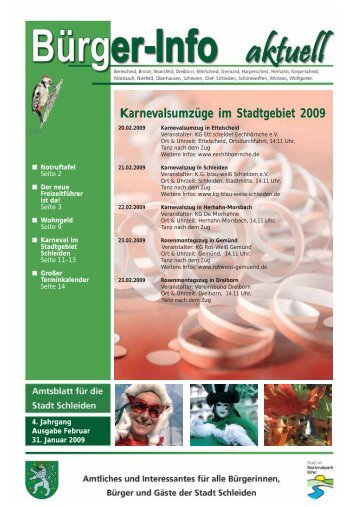 Ausgabe Februar 2009 - Stadt Schleiden