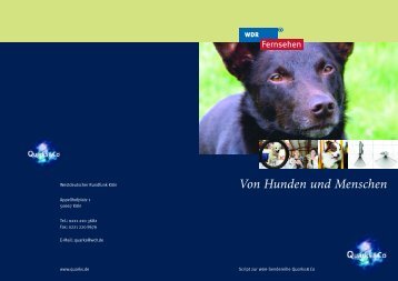 Von Hunden und Menschen