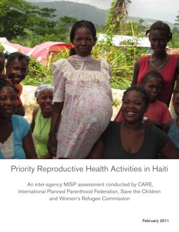 Priority Reproductive Health Activities in Haiti 2011 - IAWG