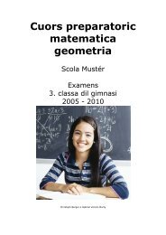 Cuors preparatoric matematica geometria - Scola populara Disentis ...