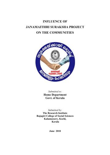 Cherthala Janamaithri Final Report revised - Kerala Police