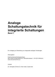 Analoge Schaltungstechnik für integrierte ... - Familie Schmid-Werren