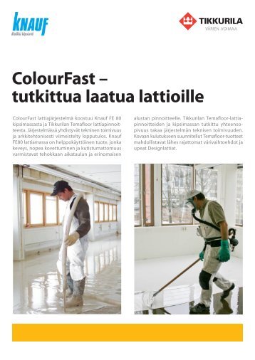 Knauf Tikkurila ColourFast