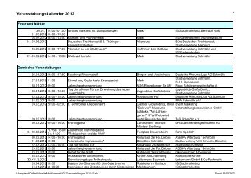 Veranstaltungen 2012-11 - Schmölln
