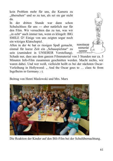 PIN 2013 10. Ausgabe - Grundschule Pestalozzischule Ingelheim