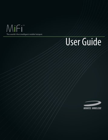 User Guide - Novatel Wireless - CompareCellular.com