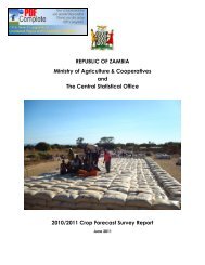 2010-2011 Crop Forecast Survey Report - Central Statistical Office ...