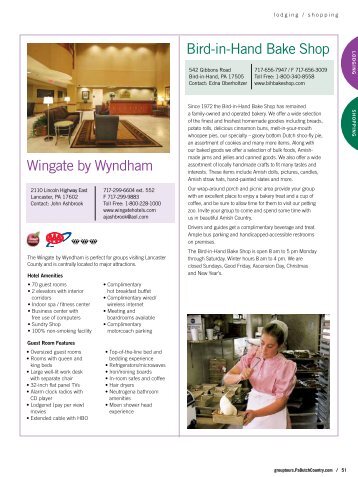 Wingate by Wyndham Bird-in-Hand Bake shop - Lancaster County
