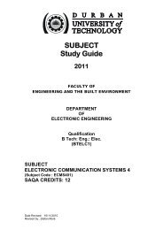 Electronic Communication Systems 4 - CS DUT