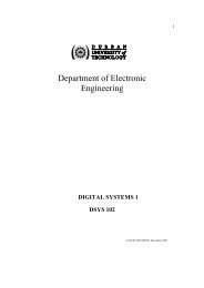 Digital Systems 1 - CS DUT