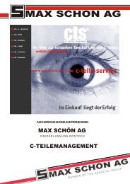 kiwi - system c-teile-max-management - Max Schön AG