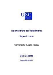Licenciatura en Veterinaria - Facultade de Veterinaria de Lugo