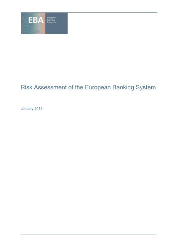 EBA Long Report - European Banking Authority - Europa