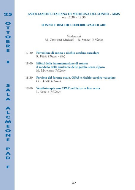 Pausa pranzo - SocietÃ  italiana di neurologia