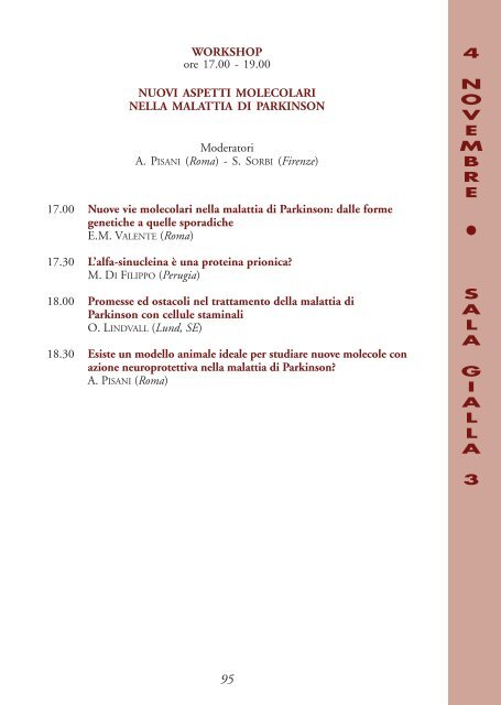 programma definitivo - SocietÃ  italiana di neurologia