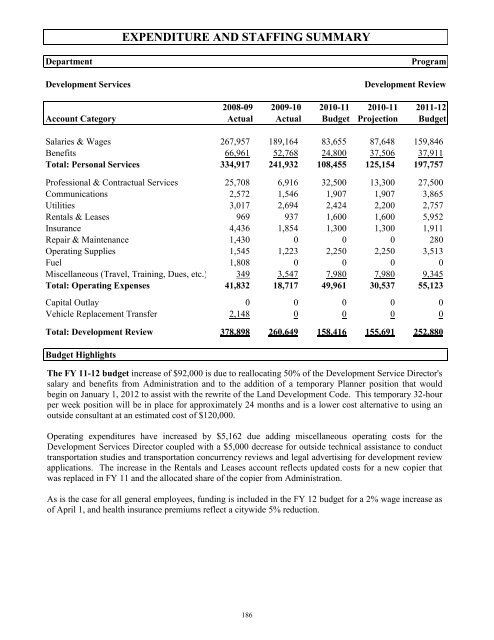 FY 2011-12 Adopted Budget - City of Oviedo