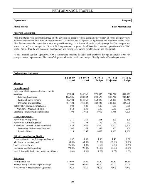 FY 2011-12 Adopted Budget - City of Oviedo