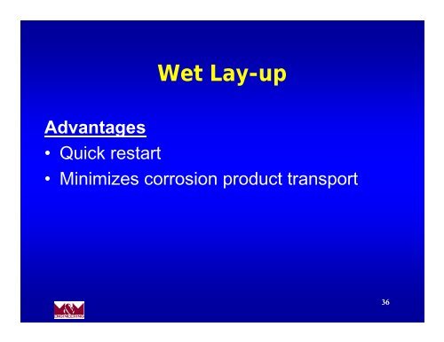 Lay-up Protection for Boilers and HRSGs - American Public Power ...