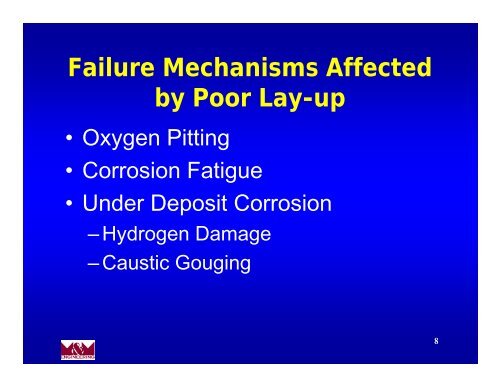 Lay-up Protection for Boilers and HRSGs - American Public Power ...