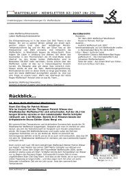 Newsletter 2/2007 - Waffenlauf.ch