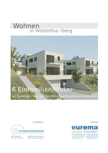 Prospekt EFH - Schneckenburger Architekten AG