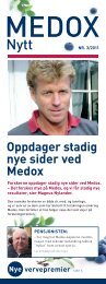 Oppdager stadig nye sider ved Medox