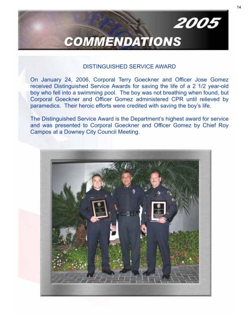 2005 Annual Report - City of Downey